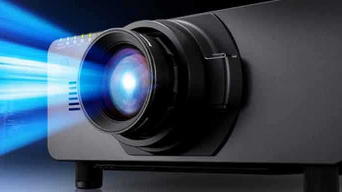 best projector for golf simulator lumens view blue rays coming out of projector side view