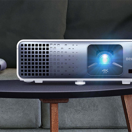 short throw golf simulator projector front view