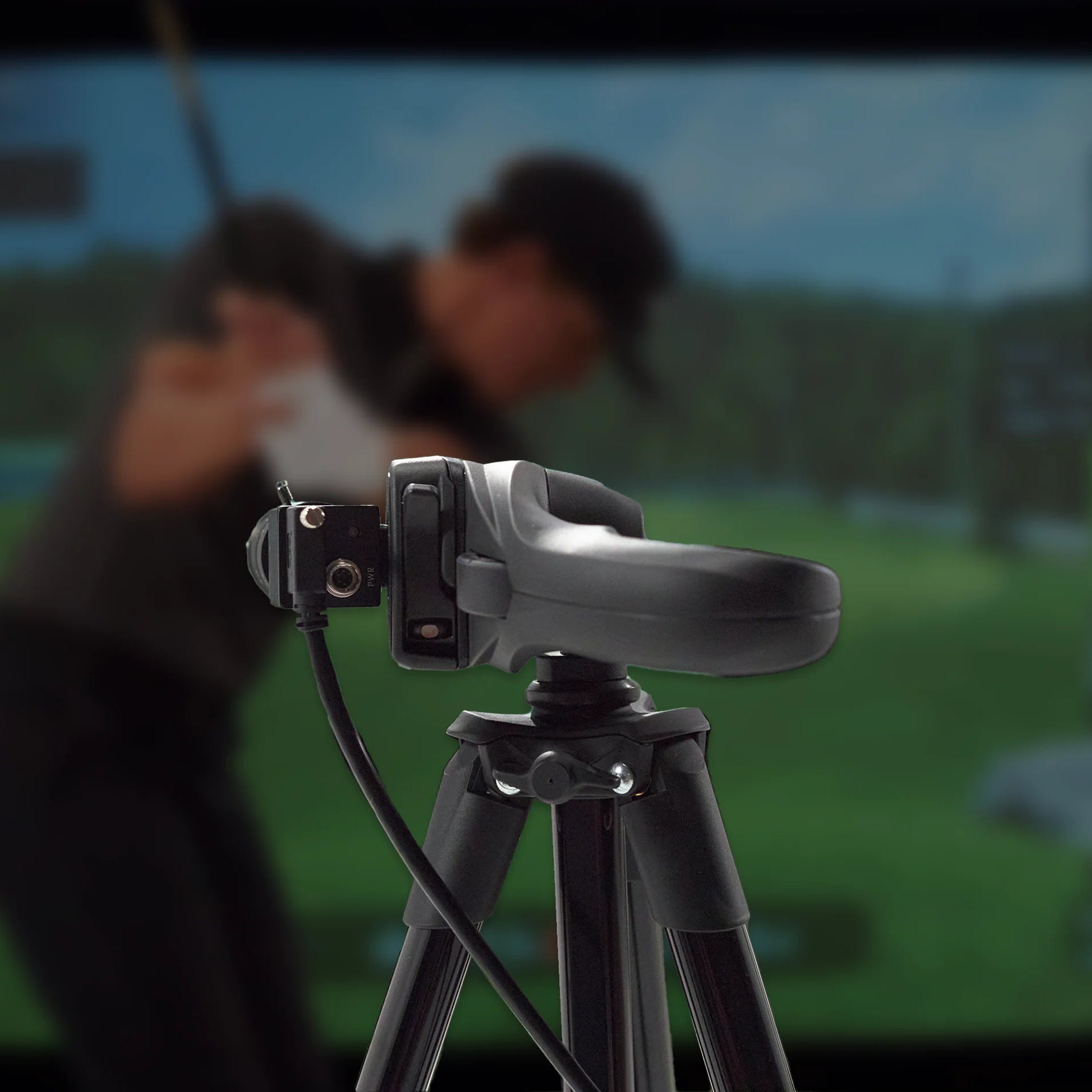 best camera for golf videos mount view with golfer in background