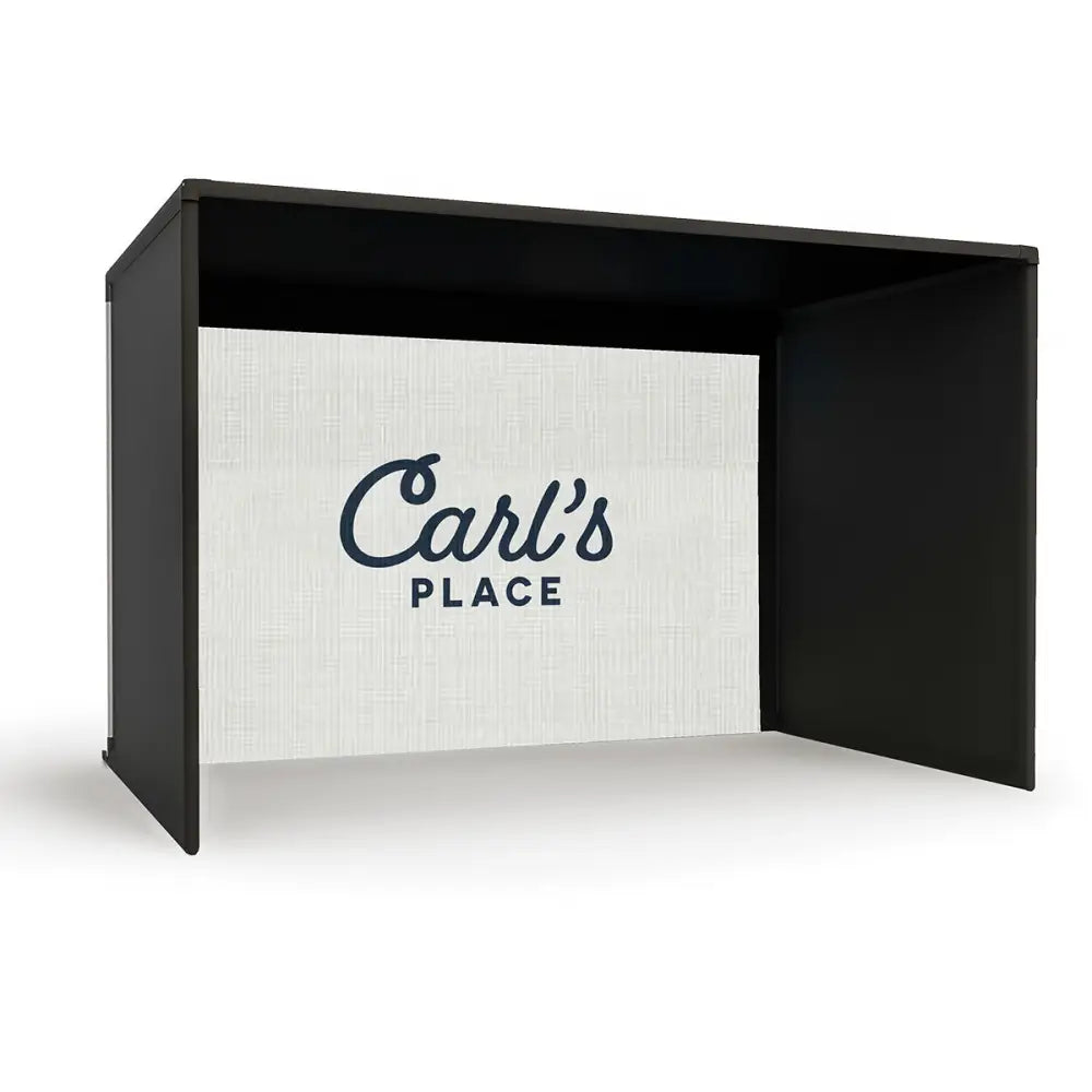 outdoor golf simulator enclosure view