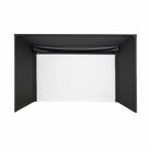 golf enclosure with baffles front view