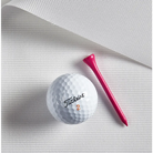 golf simulator screen with ball and tee view