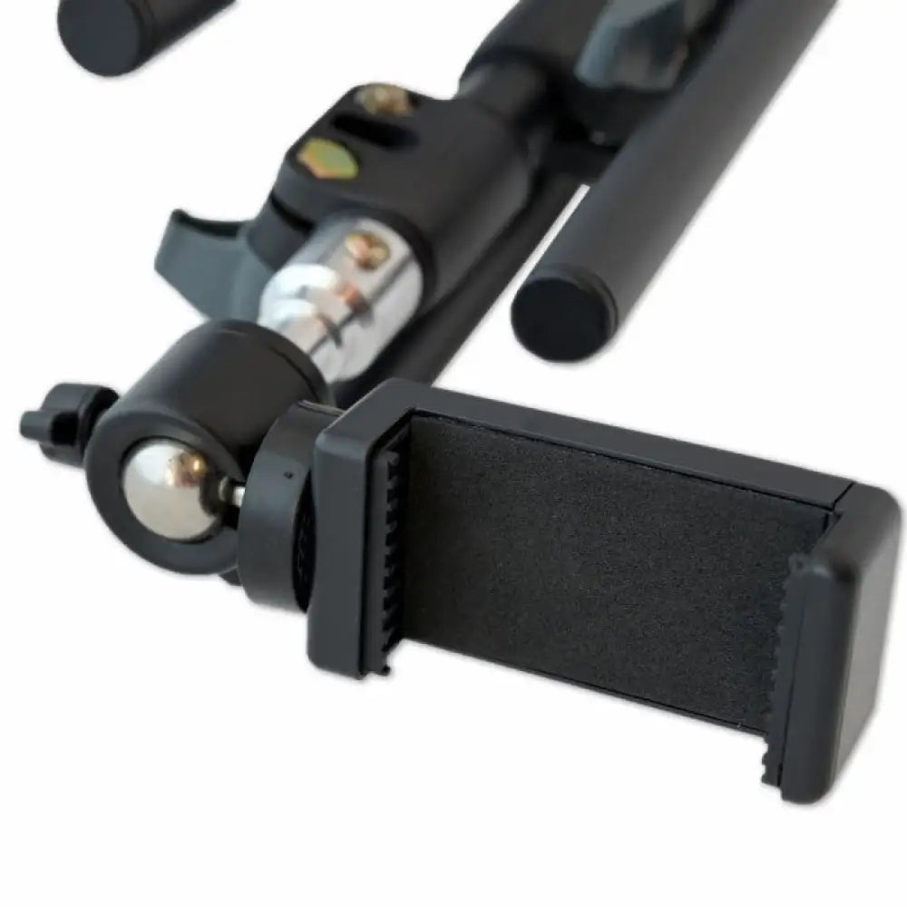 golf swing tripod closeup