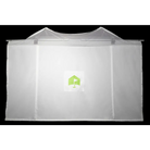 diy golf sim enclosure open front view