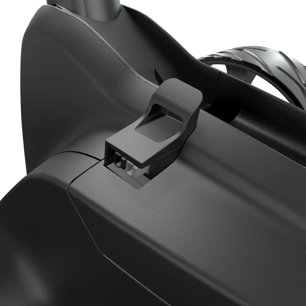 electric golf cart push top wheel latch view