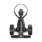 motorized golf push cart top view of handle