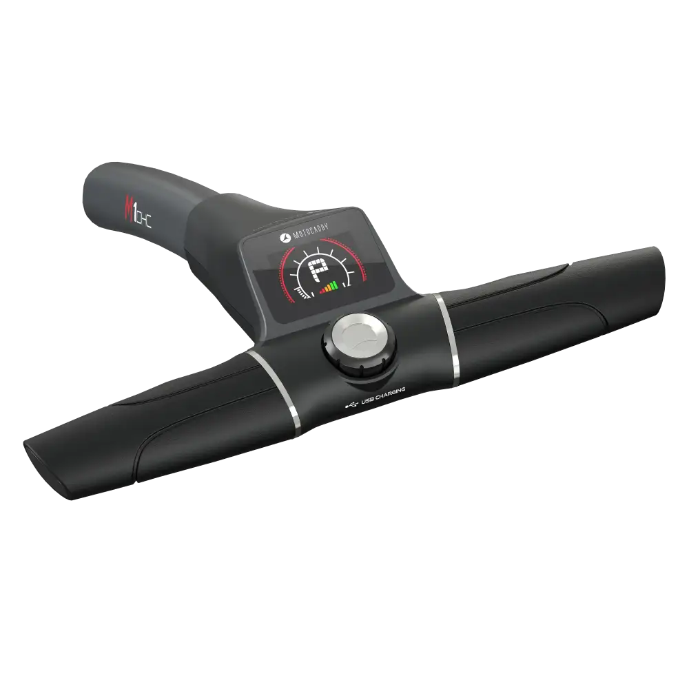 remote control golf cart handle view