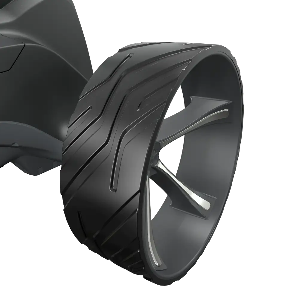 electric caddy wheel shot