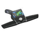 remote control golf push cart handle view with GPS