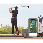 rapsodo launch golfer at driving range