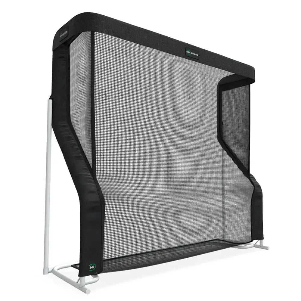 golf driving nets backyard back view
