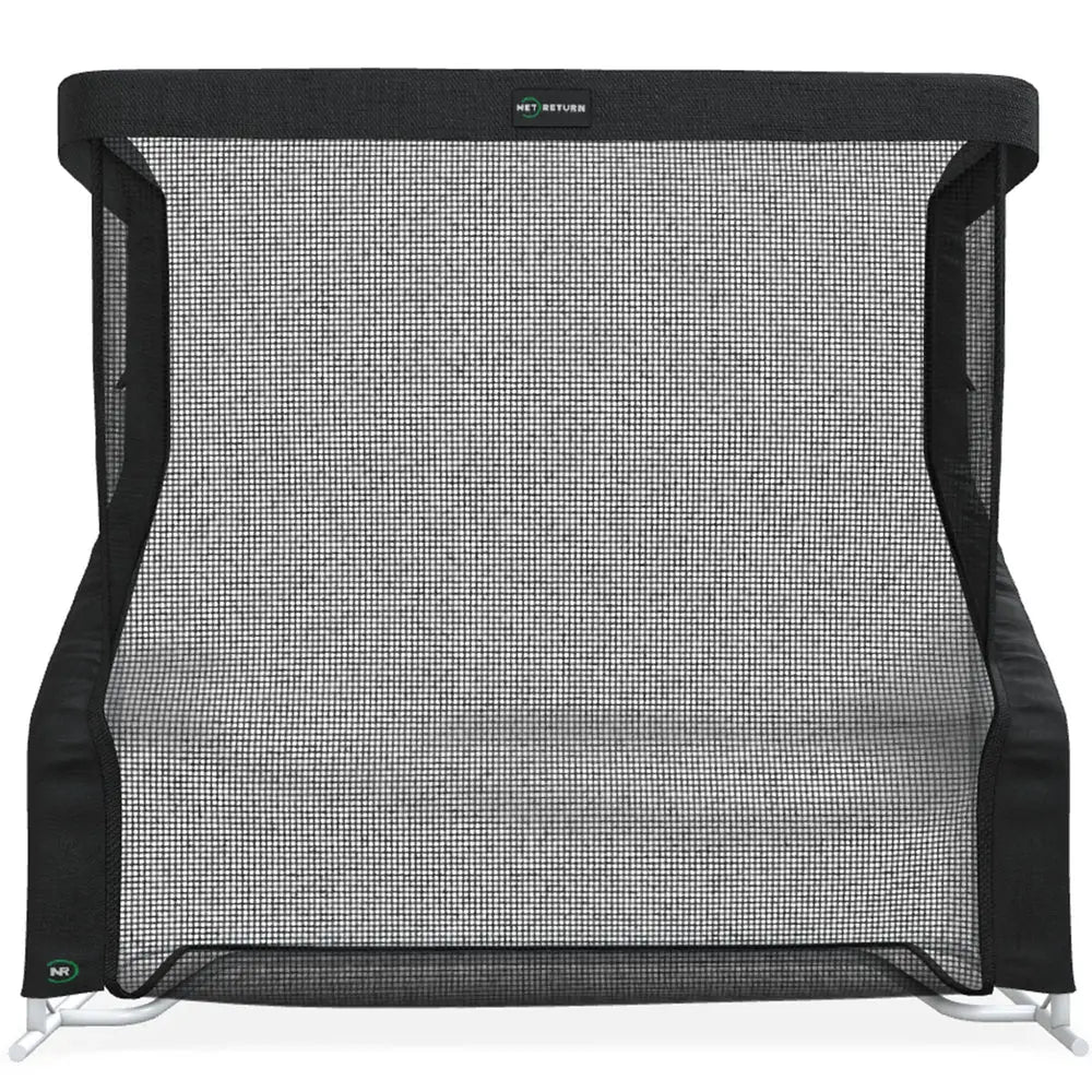 golf practice nets for backyard back view white background