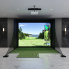 uneekor eye xo2 golf simulator setup