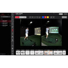 video camera for golf swing golfer side by side shot