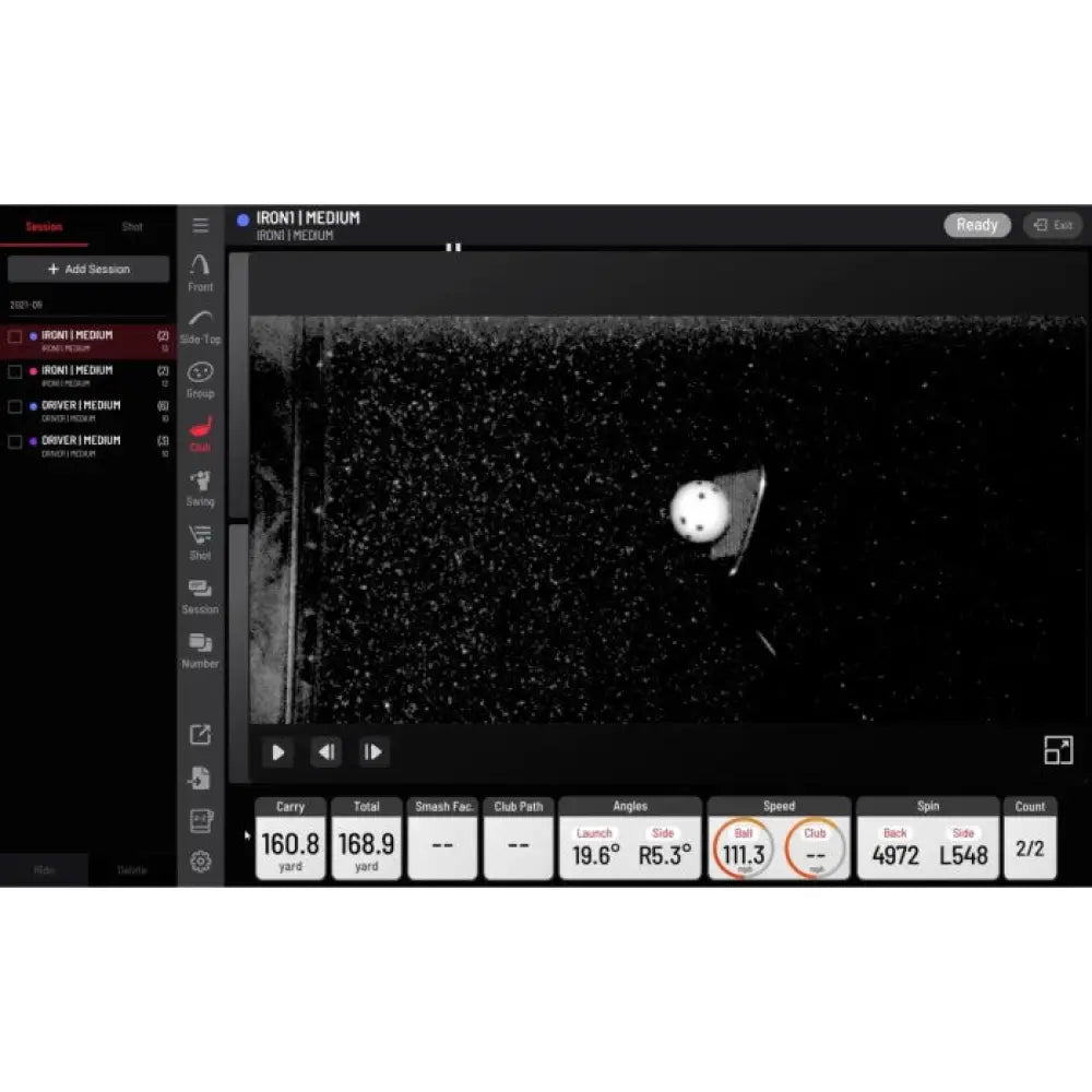 best camera to record golf swing data view