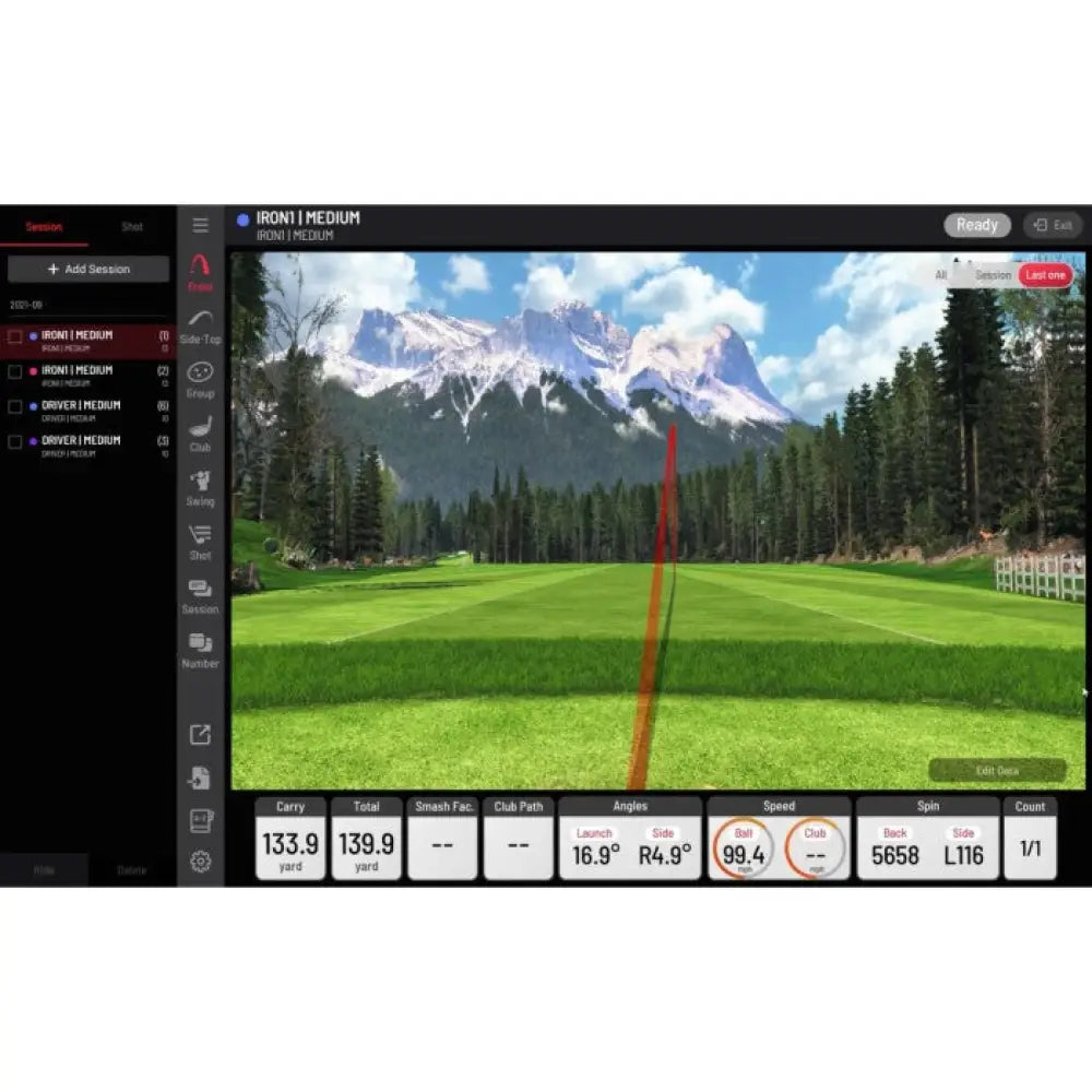 slow motion camera for golf swing driving shot