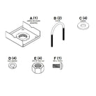 gaming projector mount parts