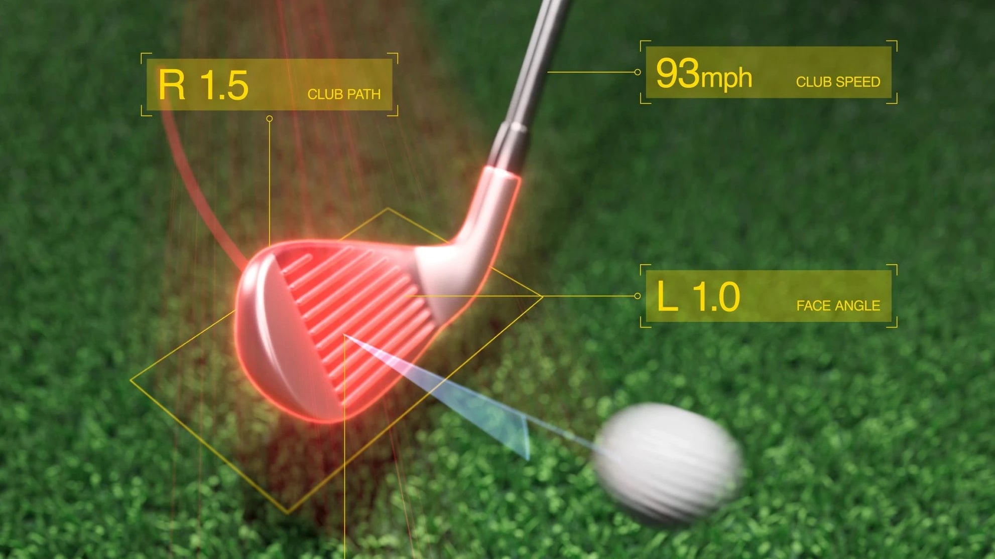 Uneekor EYE xr club path graphic