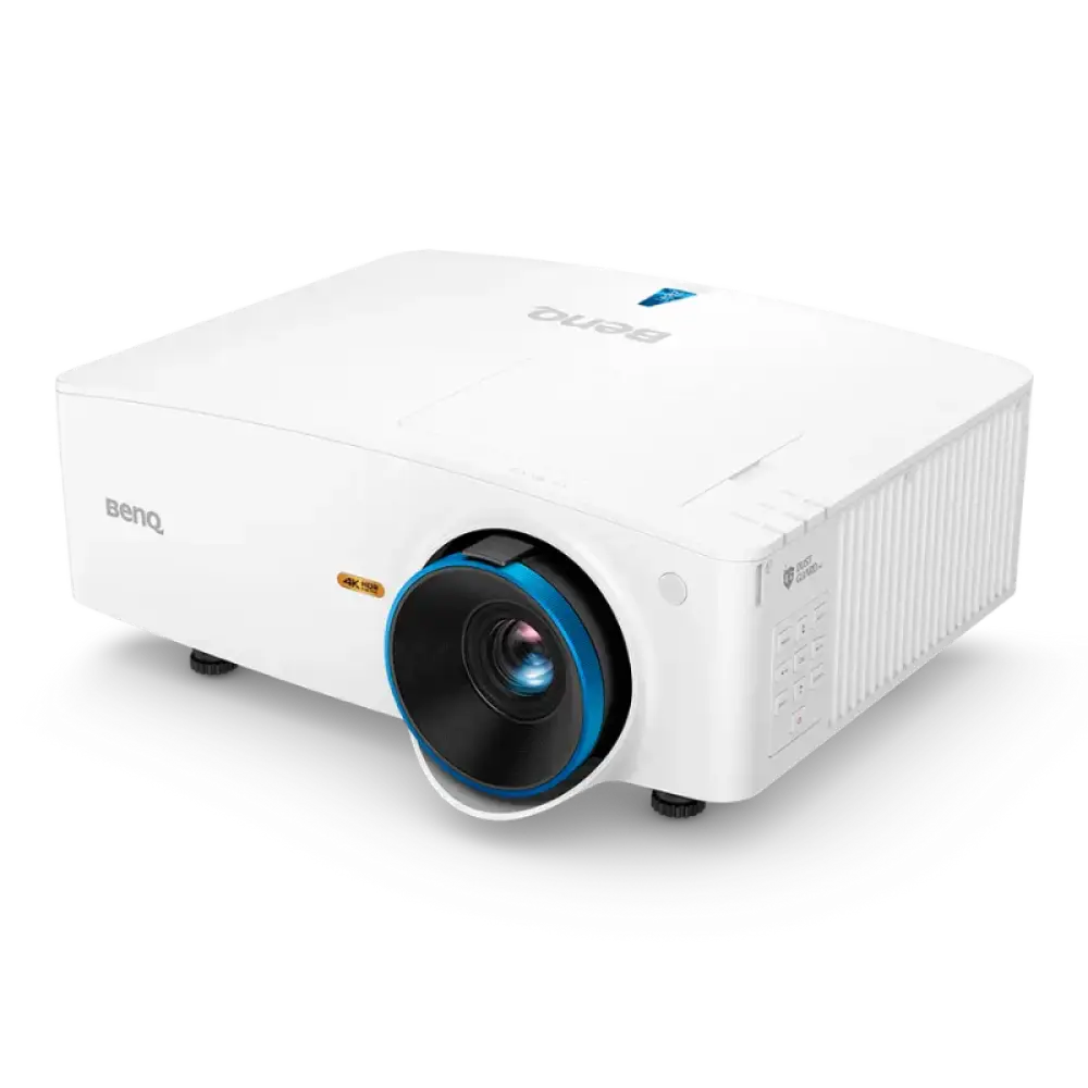 best golf projector in white side angle