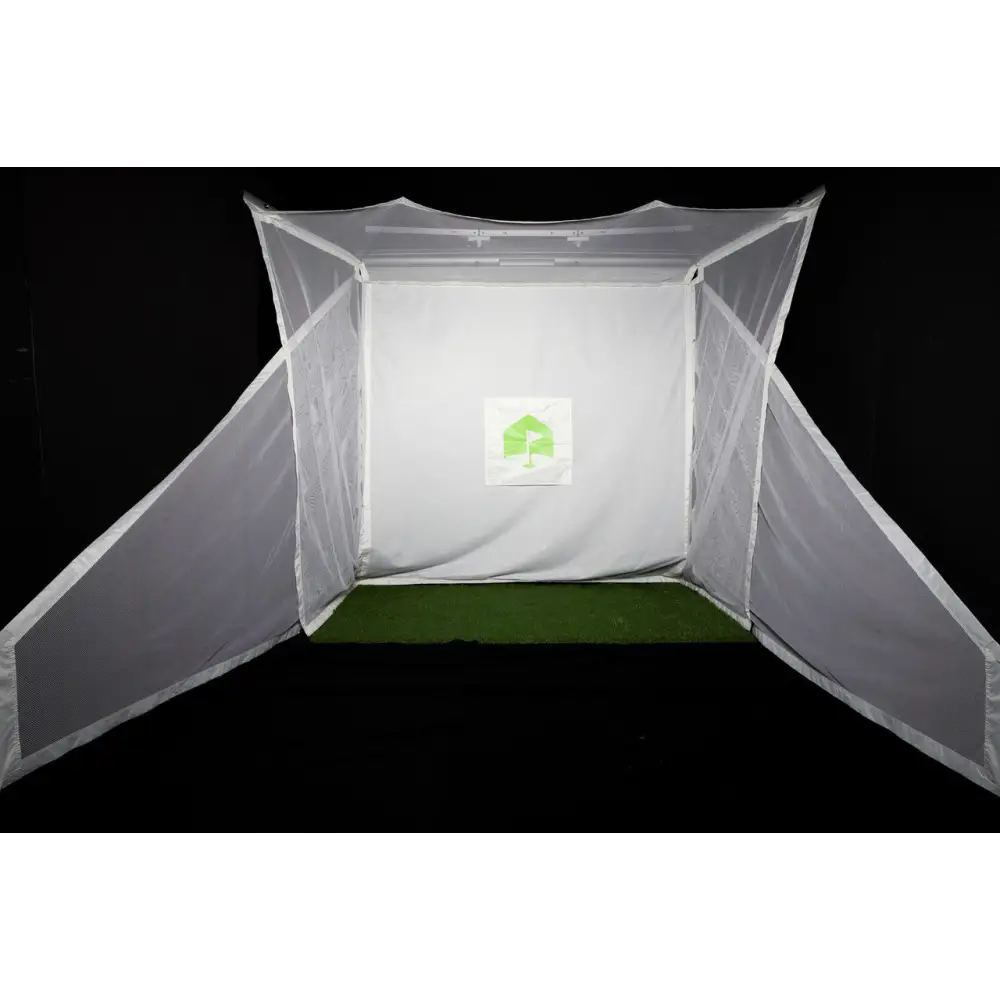 golf enclosure side netting view