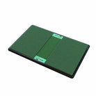 golf practice mat side top angle
