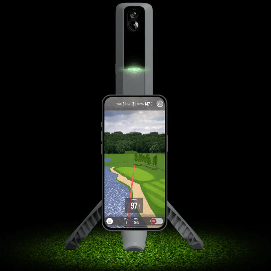 diy golf simulator with phone view