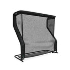 golf hitting net side angle white background